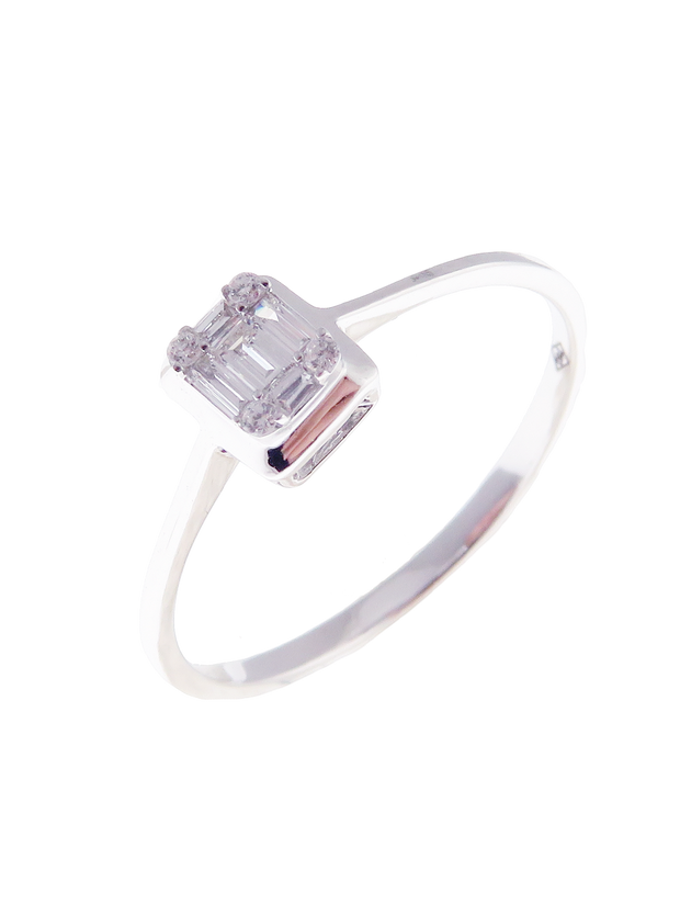 Somnus Illusion White-Rec Ring